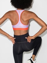 Thumbnail for your product : P.E Nation Outfield logo print sports bra