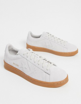 off white leather converse