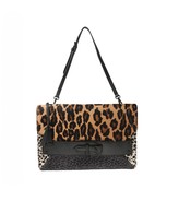 Thumbnail for your product : Derek Lam 10 Crosby Mixed Leopard Folio Clutch