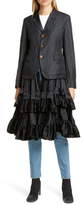 Thumbnail for your product : Comme des Garcons Tiered Ruffle Hem Jacket
