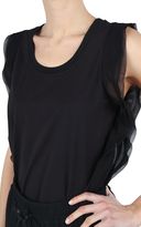 Thumbnail for your product : 3.1 Phillip Lim Silk-ruffle Cotton-jersey Tank Top