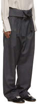 Thumbnail for your product : Loewe Grey Belted Pleated Trousers