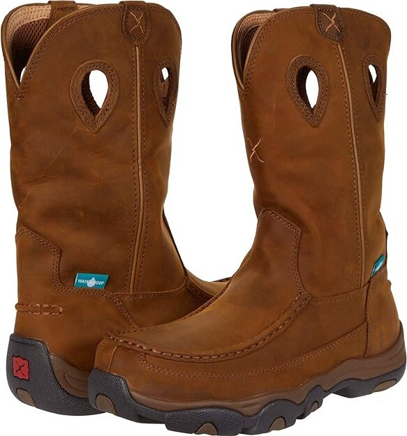Twisted X Work MHKBCW1 (Distressed Saddle/Saddle) Men's Shoes
