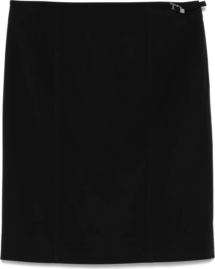 Gucci Pre-Owned 2000s Buckle-Detail Mini Skirt