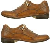 Thumbnail for your product : Pakerson Brown Italian Handmade Leather Lace-up Shoes