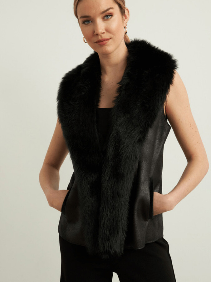 Fur Gilet | Shop the world's largest collection of fashion | ShopStyle
