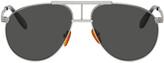 Thumbnail for your product : Han Kjobenhavn Silver High Matte Sunglasses