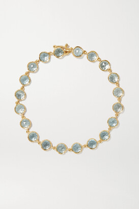 Irene Neuwirth Classic 18-karat Gold Aquamarine Bracelet - Blue