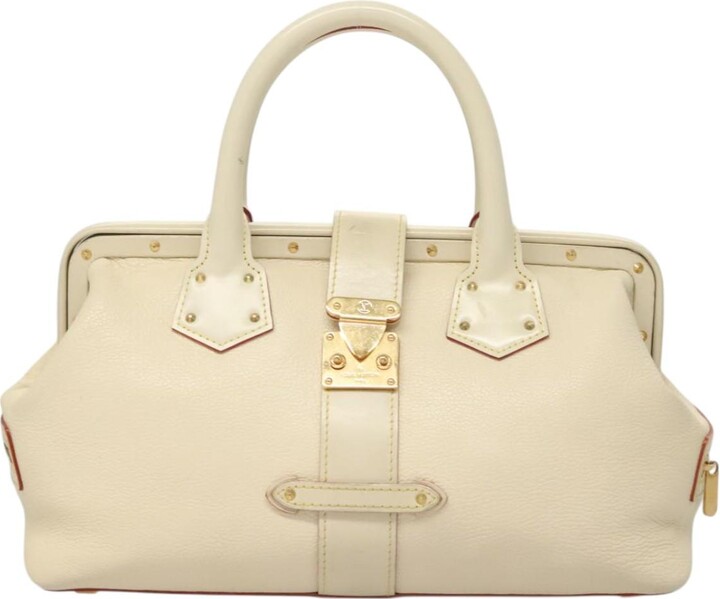 Louis Vuitton Suhali White Leather Handbag (Pre-Owned)