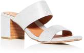 Thumbnail for your product : Kenneth Cole by Kenneth Cole Women's Cherie Snake Embossed Leather Block Heel Slide Sandals - 100% Exclusive