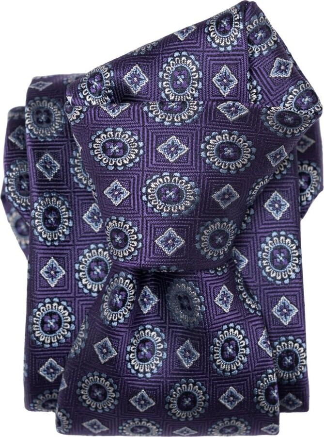 Elizabetta Men's Ercole - Silk Jacquard Tie for Men