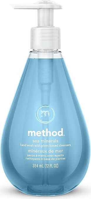 Method Products Liquid Hand Soap, Sea Minerals Scent, 12 Oz. (00162)