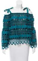 Thumbnail for your product : Zac Posen Sandra Guipure Top w/ Tags