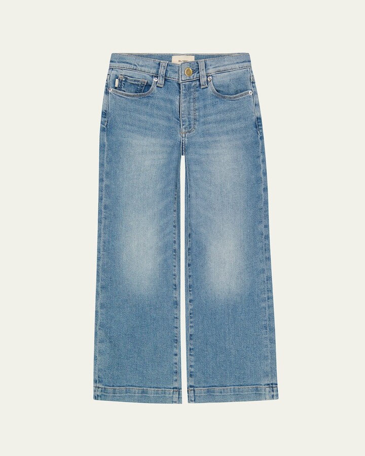 Girl's Lily Wide Leg Jeans, Size 3-6