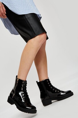 dorothy perkins patent boots