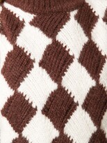 Thumbnail for your product : Plan C Geometric Roll-Neck Jumper