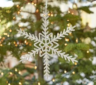Pottery Barn Kids Monique Lhuillier Oversized Beaded Snowflake Ornament