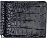 Thumbnail for your product : Smythson Navy Mara Money Clip Wallet