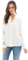 Thumbnail for your product : Alexis Aleksandra Button Down Blouse in White