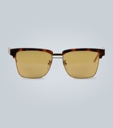 Thumbnail for your product : Gucci Sunglasses with square acetate frame