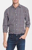 Thumbnail for your product : Nordstrom SmartcareTM Trim Fit Wrinkle Free Plaid Washed Sport Shirt