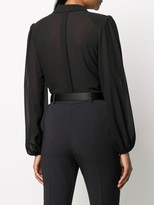 Thumbnail for your product : Elisabetta Franchi Crossover Ruched Blouse