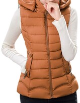 Thumbnail for your product : Curt Shariah Womens Gilet Hooded Quilted Zip Gilet Sleeveless High Neck Vest Jacket