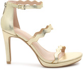 Thumbnail for your product : Kelly & Katie Women's Litton Platform Sandals White Size 5 Faux leather or printed fabric upper From Sole Society