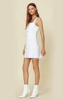 boyish snap front denim dress