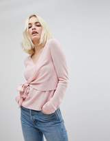 Thumbnail for your product : ASOS Design Jumper In Wrap Shape
