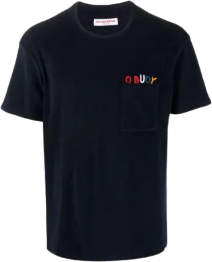 Orlebar Brown Men's Classic Towelling Tee In Night Iris