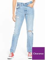 Thumbnail for your product : Levi's 501 Skinny Ripped Jean