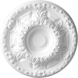 Architectural Products by Outwater L.L.C. 23-5/8 in x 2-3/4 in Leaf Polyurethane Ceiling Medallion
