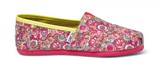 Thumbnail for your product : Toms Purple Paisley Glitter Youth Classics
