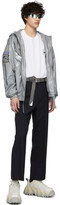 Thumbnail for your product : Ader Error Grey Double Decked Belt