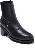 Thumbnail for your product : Alberto Fermani Leather Block Heel Ankle Boot