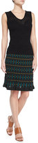 Thumbnail for your product : M Missoni Solid-Color Lily Jacquard Tank Top