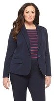 Thumbnail for your product : Merona Women's Plus Size Twill Blazer