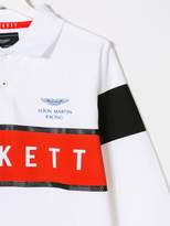 Thumbnail for your product : Hackett Kids TEEN logo print polo shirt