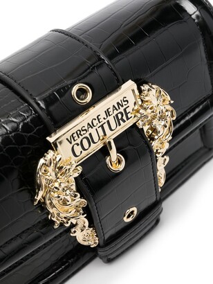 Versace Jeans Couture Baroque-buckle shoulder bag