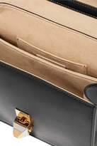 Thumbnail for your product : Fendi Kan I Small Embossed Leather Shoulder Bag - Black