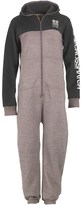 Thumbnail for your product : Crosshatch Mens Zodis Onesie Mid Grey Marl/Black