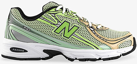 New Balance Mens Mint Flash 740 V2 Mesh Low-Top Trainers 11.5