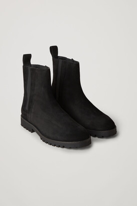 COS Waterproof-Suede Chelsea Boots