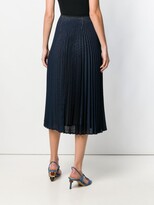 Thumbnail for your product : Fendi Perforated Pleated Skirt