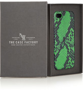 Thumbnail for your product : The Case Factory Snake-effect leather iPhone case