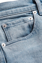 Thumbnail for your product : Burberry Button-detailed High-rise Straight-leg Jeans