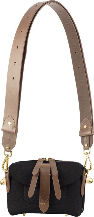 Pugnetti Parma Green Micro Lift Bag Gold - Military