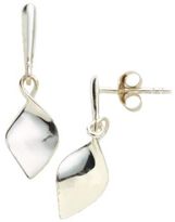 Thumbnail for your product : Lord & Taylor Sterling Silver Twist Drop Earrings