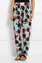 Thumbnail for your product : See by Chloe Printed crepe straight-leg pants
